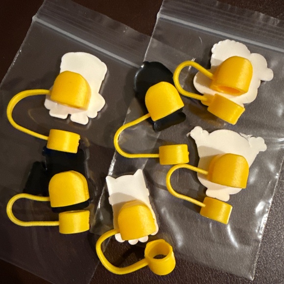 You pick (3) - Minions Straw Toppers NEW - Picture 6 of 9